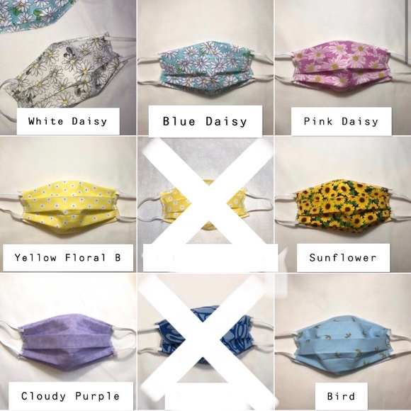 Handmade Fabric Face Mask with Filter AND pocket - Picture 13 of 13